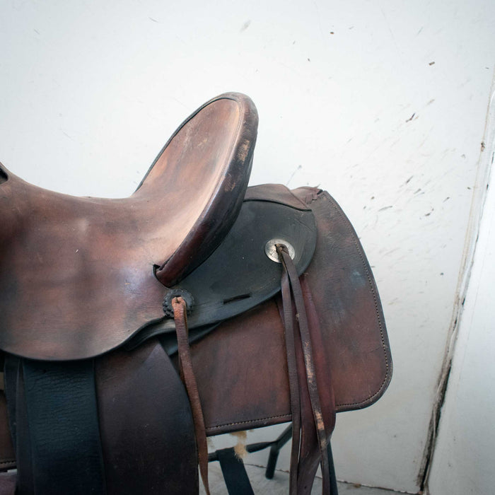 Used 13.5" Heiser Non-Rider Saddle Sale Barn Heiser