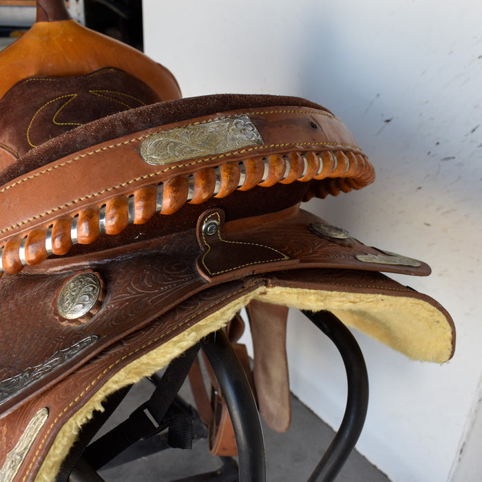 Used 16" Eagle Original Rider Saddle Sale Barn Eagle Orignial