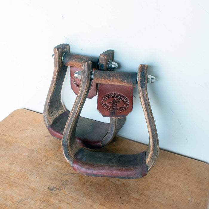 Used Nettles Wooden Stirrups Sale Barn Nettles