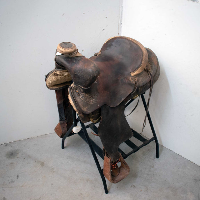 Used 15" Non-Rider Decor Saddle Sale Barn Misc