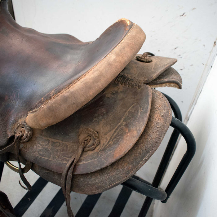 Used 15" Non-Rider Decor Saddle Sale Barn Misc