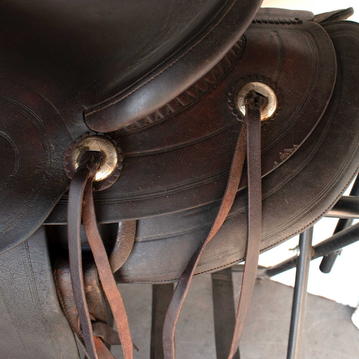 Used 13.5" Eddleman Bros Non-Rider Saddle Sale Barn MISC