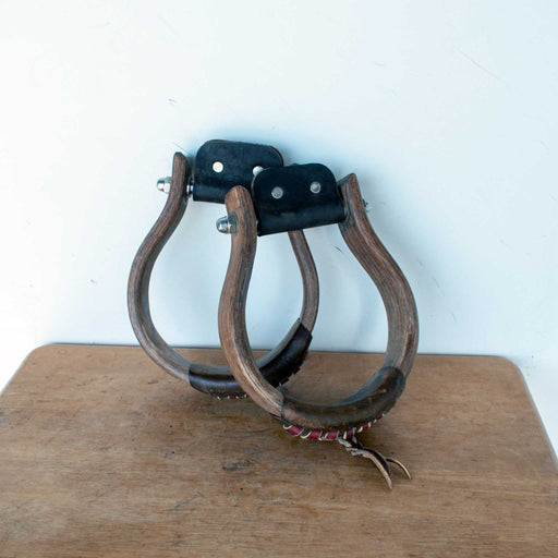 Used Don Orrell Oxbow Rounded Wooden Stirrups Sale Barn Don Orrell