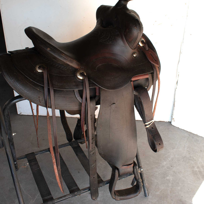 Used 13.5" Eddleman Bros Non-Rider Saddle Sale Barn MISC