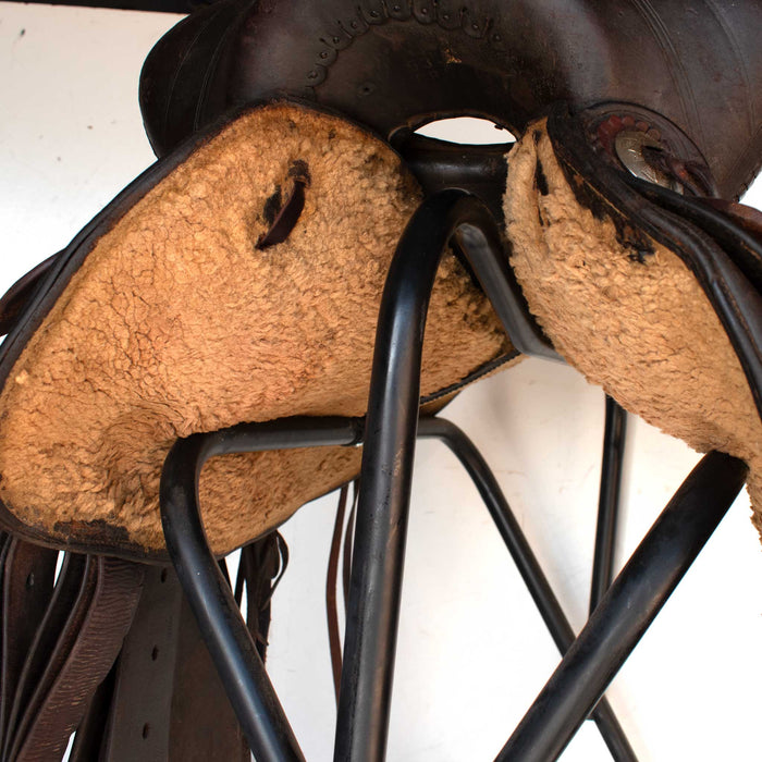 Used 13.5" Eddleman Bros Non-Rider Saddle Sale Barn MISC