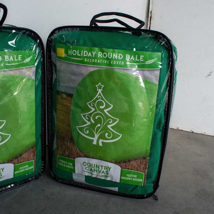 NEW Holiday Round Bale Covers Set OF 3 Sale Barn Teskey's