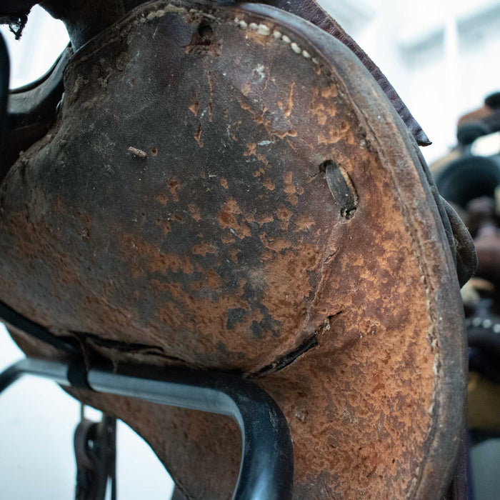 Used 16" Non-Rider Decor Only Saddle Sale Barn Misc