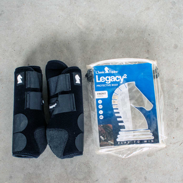 Like NEW Classic Equine Xlarge Legacy Splint Boots Front Set Sale Barn Classic Equine