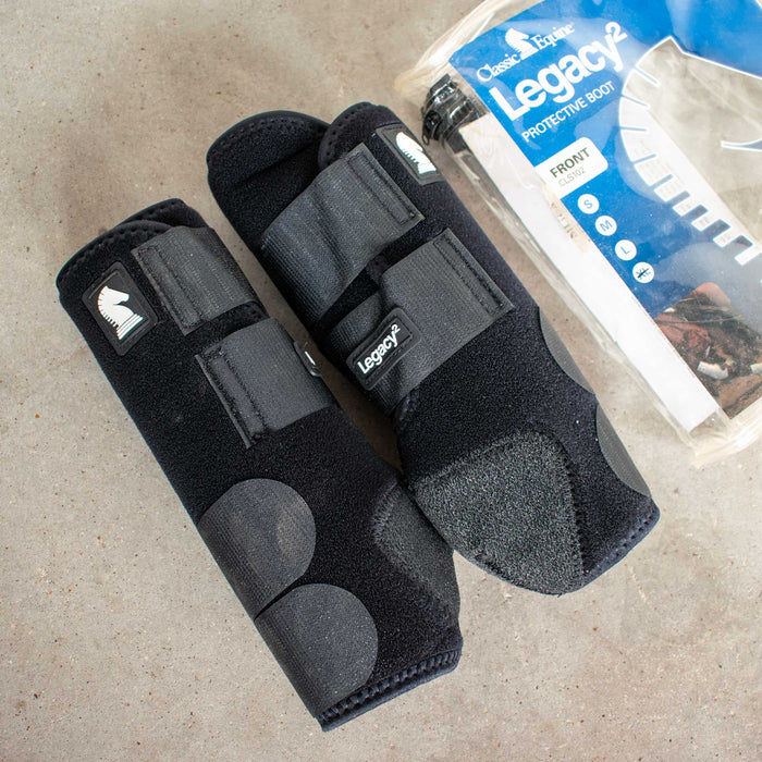 Like NEW Classic Equine Xlarge Legacy Splint Boots Front Set Sale Barn Classic Equine
