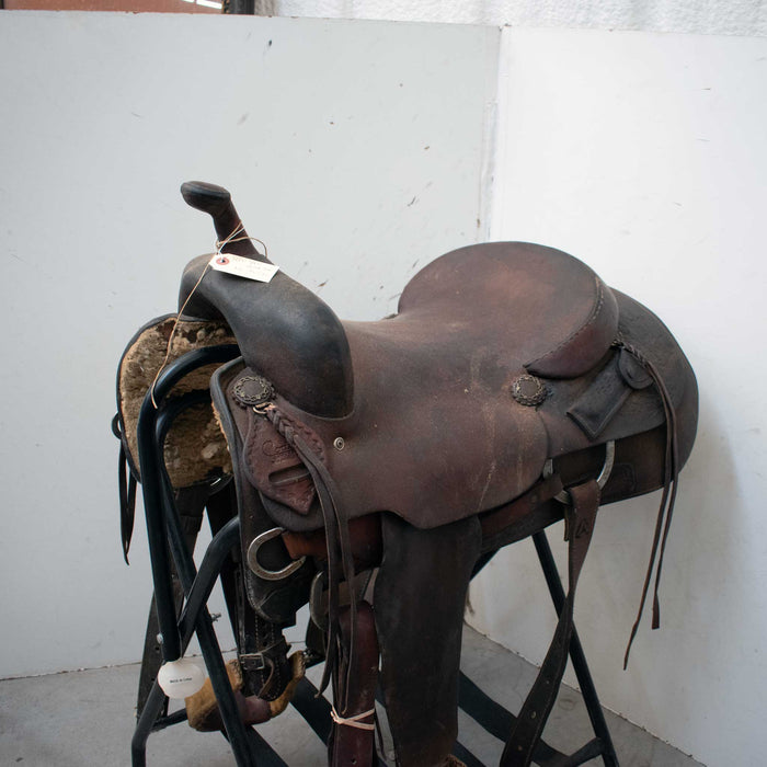 Used 17" Coats Non-Rider Saddle Sale Barn Coats