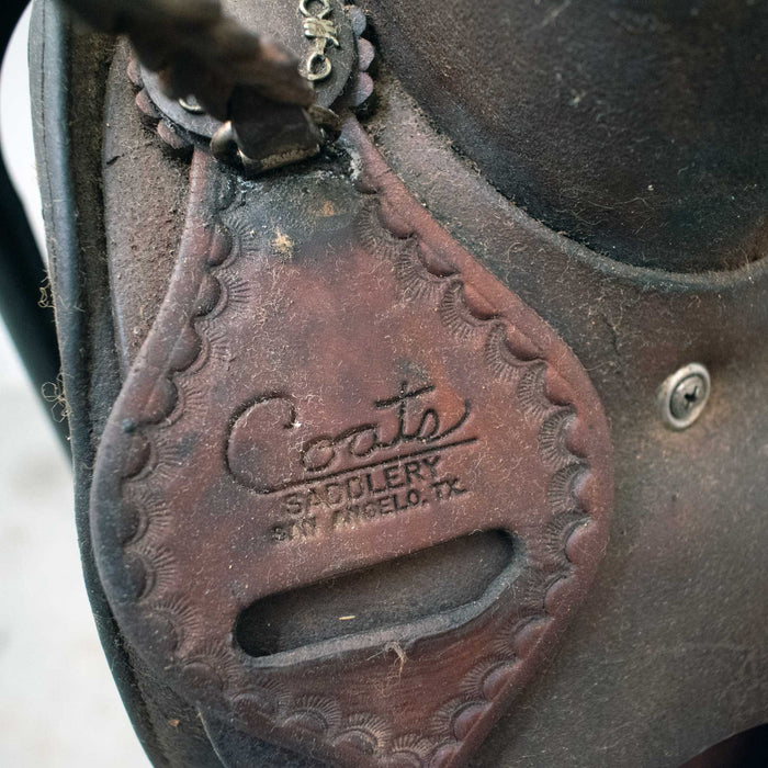 Used 17" Coats Non-Rider Saddle Sale Barn Coats