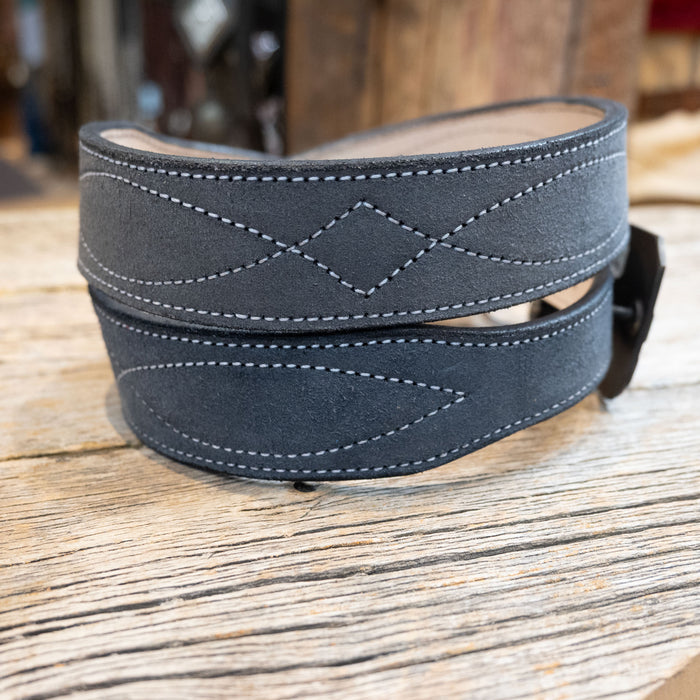 Adam Lahey Custom Charcoal Grey Belt