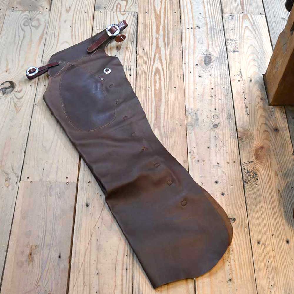 Teskey's Small Chocolate Shotgun Chaps Tack - Chaps & Chinks Teskey's