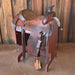 15.5" USED HEREFORD TEAM ROPING SADDLE Saddles - Used Hereford Brand Tex Tan