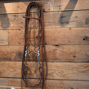 Bridle Rig - Solid Port with Aluminum Shanks - SBR620 Sale Barn MISC