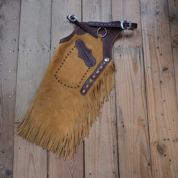 Large Tan Rough-Out Chinks