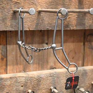 Flaharty Banana - Twisted - 3 piece Chain -  Snaffle FH549 Tack - Bits, Spurs & Curbs - Bits Flaharty   