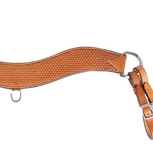 Teskey's Basket Stamp Tooled Tripping Collar Tack - Breast Collars Teskey's