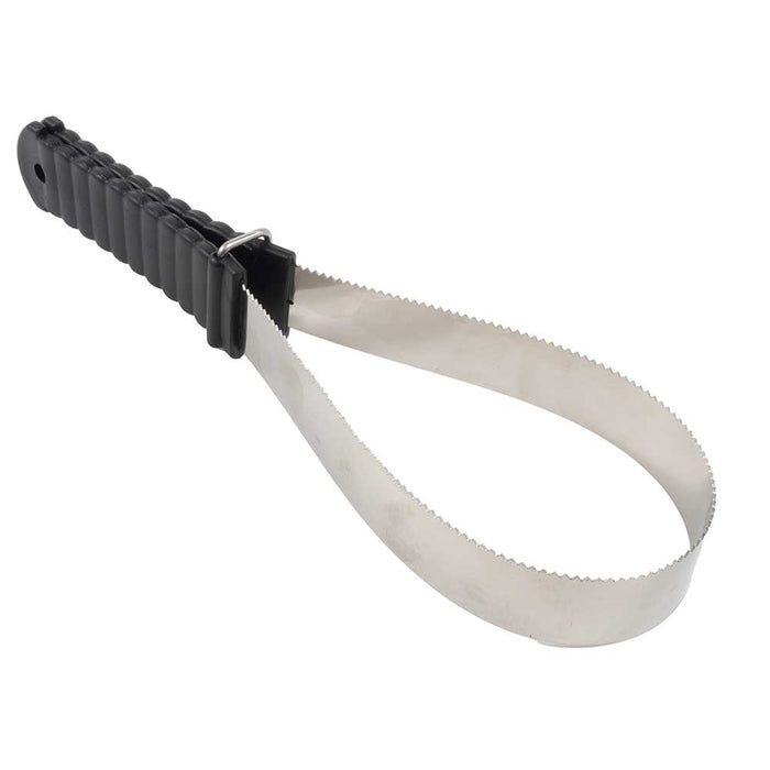 Teskey's Metal Shedding Blade With Grip Equine - Grooming Teskey's Saddlery Black