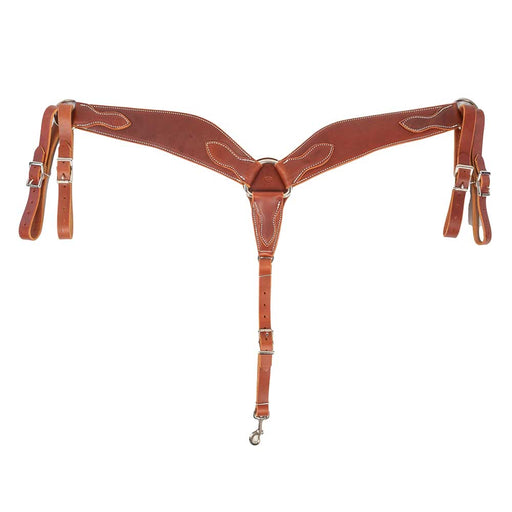 Teskey's Roper Leather Breast Collar Tack - Breast Collars Teskey's   