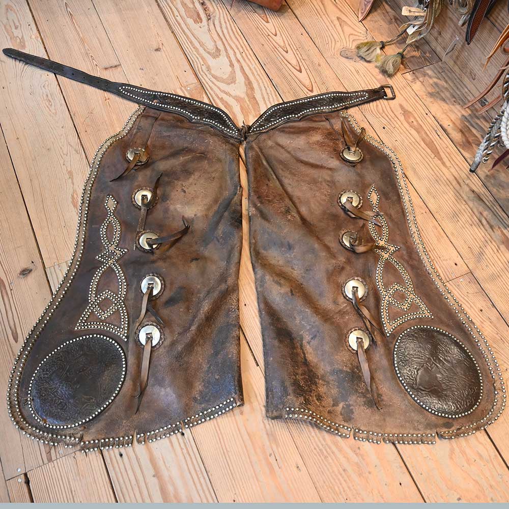 Vintage Cowboy Chaps - Very Rare - Al Furstnow Miles City, Mt. Chaps _CA1052 Tack - Chaps & Chinks Al Furstnow