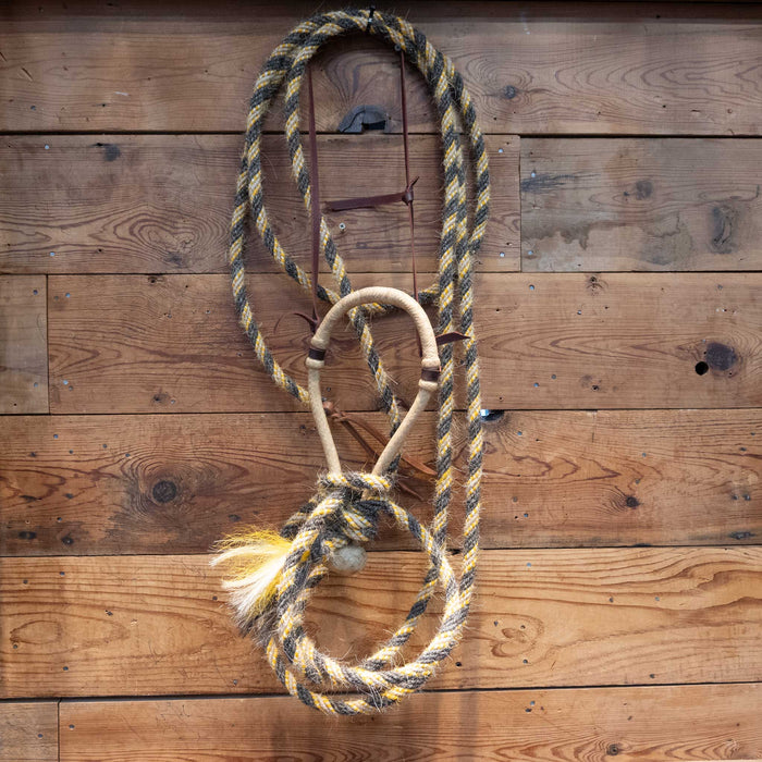 Handmade Rawhide Bosal with Leather Hanger
