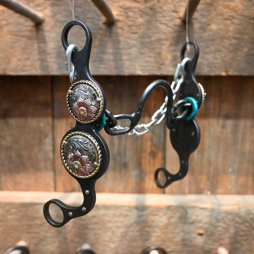 Petska - Port Chain - Copper Flower Concho PP343 Tack - Bits Paul Petska   