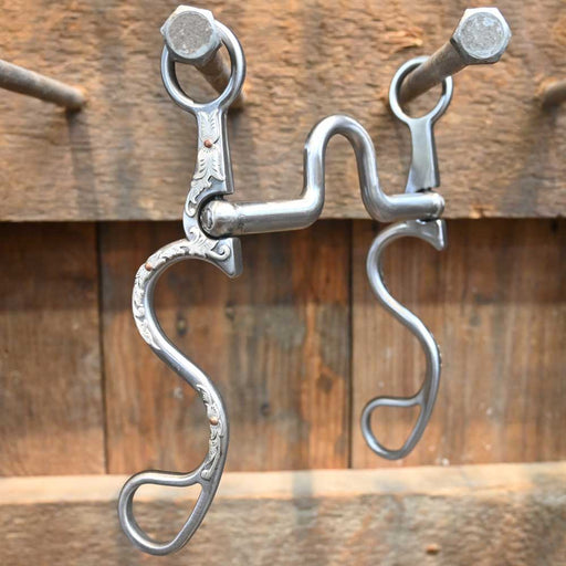 Kerry Kelley 10 77 Silver Floral Mounted Bit Tack - Bits Kerry Kelley