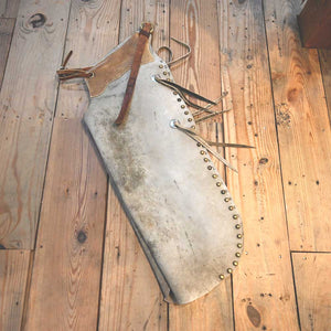 Gray Batwing Chaps w/Brass Dots Tack - Chaps & Chinks MISC