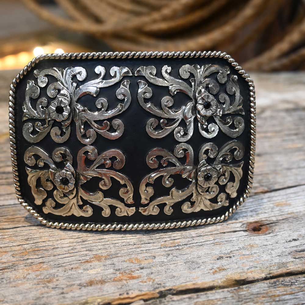 Silver Beauty - Silver Mounted Buckle _CA1166 ACCESSORIES - Additional Accessories - Buckles Silvery Beauty