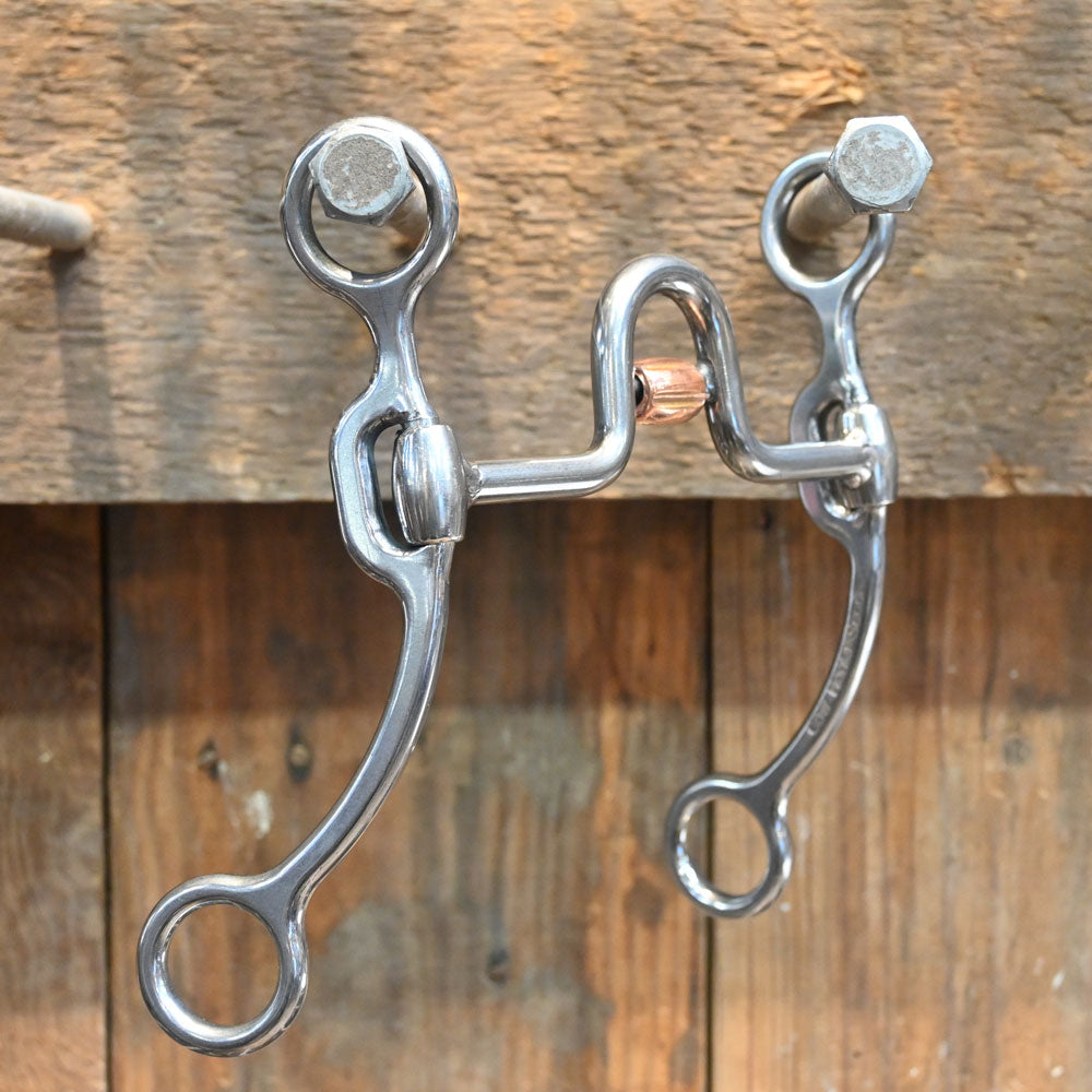 Cow Horse Supply Port with Roller Bit CHS268 Tack - Bits Cow Horse Supply