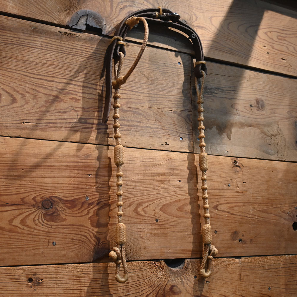 Handmade by Billy Albin Rawhide Single Ear Headstall _CA1204 Tack - Misc Billy Albin