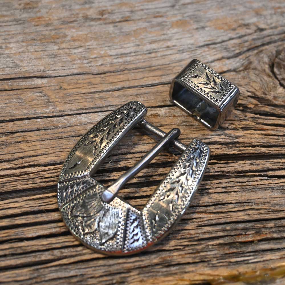 Silver Mounted 3/4" REID JONES Headstall Buckle _CA1309 Tack - Conchos & Hardware Reid Jones