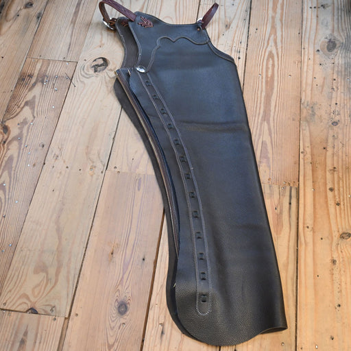Medium Dark Chocolate Shotgun Chaps Tack - Chaps & Chinks Teskey's