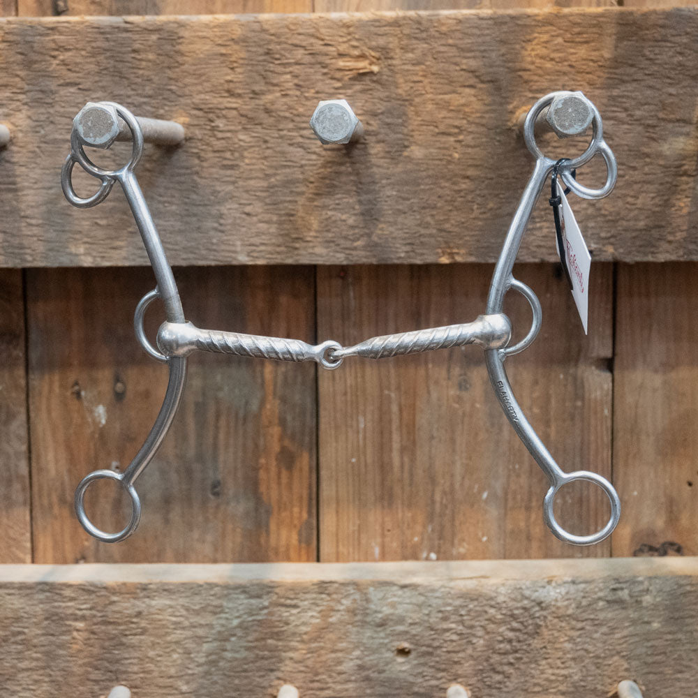 Flaharty Big Marne Rebar Snaffle Bit Tack - Bits Flaharty