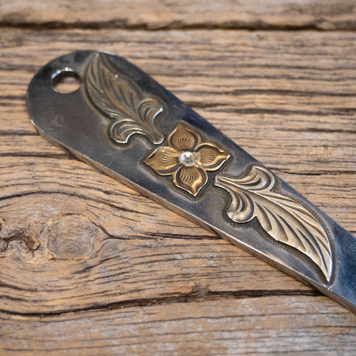 Handmade by Clint Mortenson Silver Mounted Hoof Picks