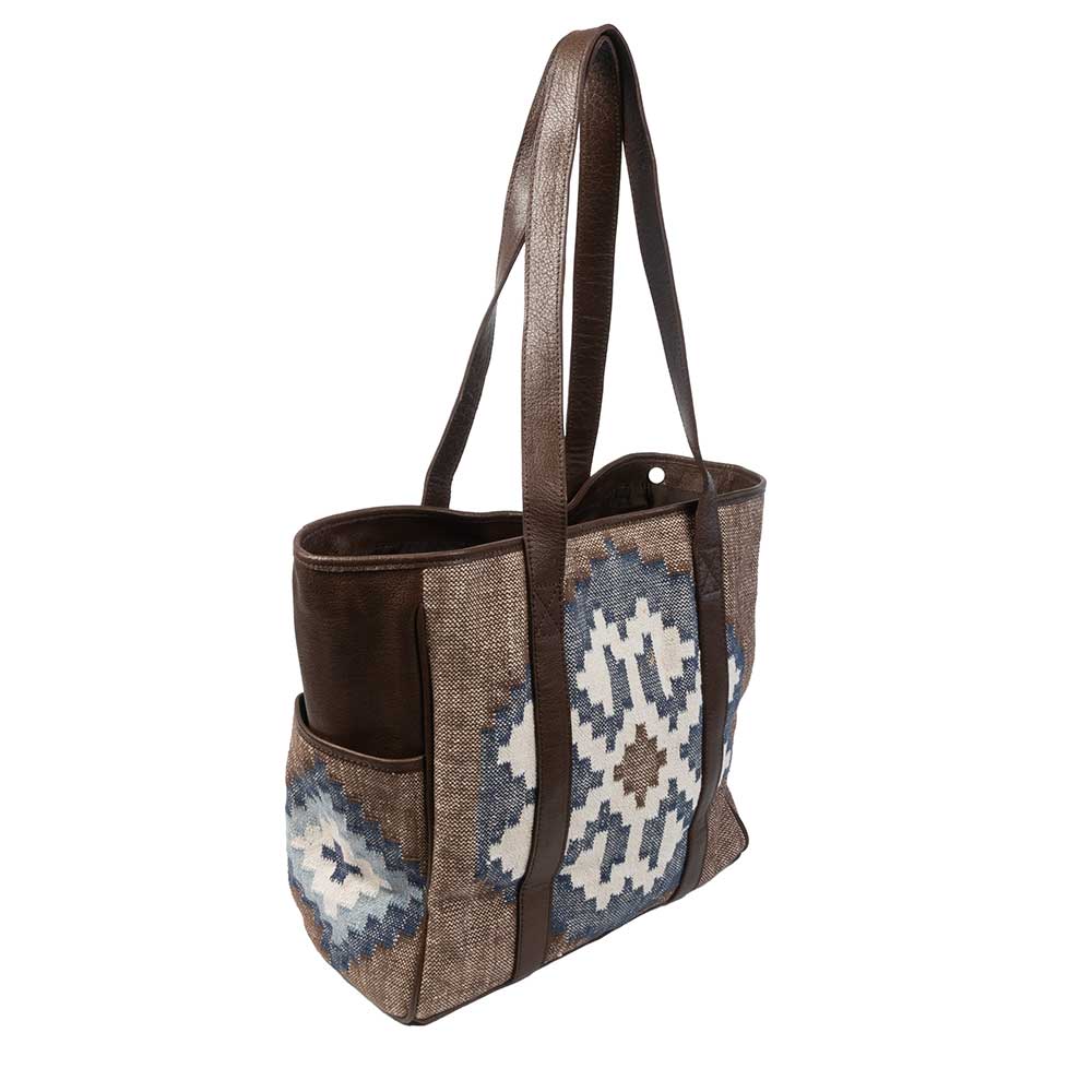 Scout Leather Co. Georgia Aztec Woven Tote WOMEN - Accessories - Handbags - Tote Bags Scout Leather Goods   