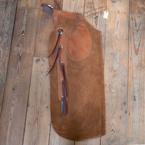 Brown Roughout Batwing Chaps #373 Tack - Chaps & Chinks MISC   