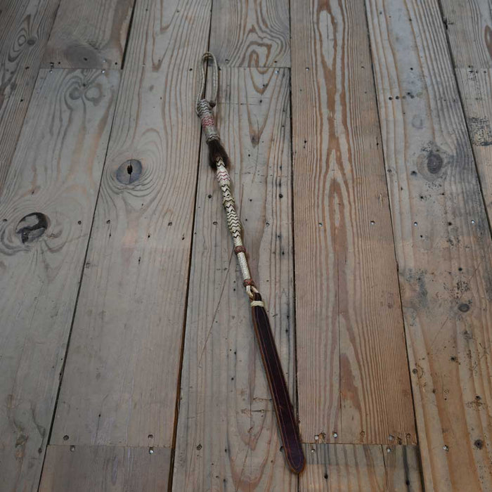 Handmade Rawhide Quirt by Ismael Renteria Tack - Whips, Crops & Quirts Ismael Renteria