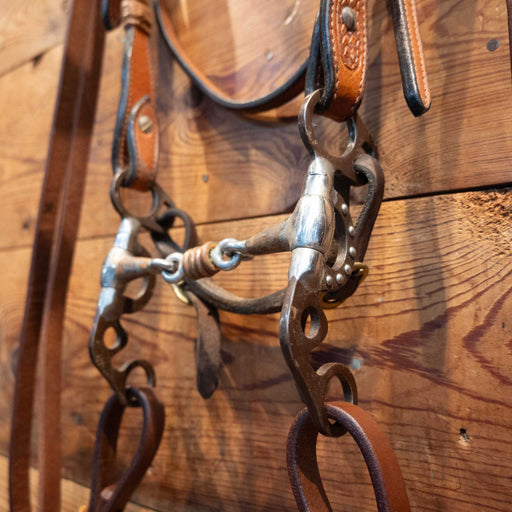 Dogbone w/ Copper Rings Bridle Rig Tack - Rigs MISC
