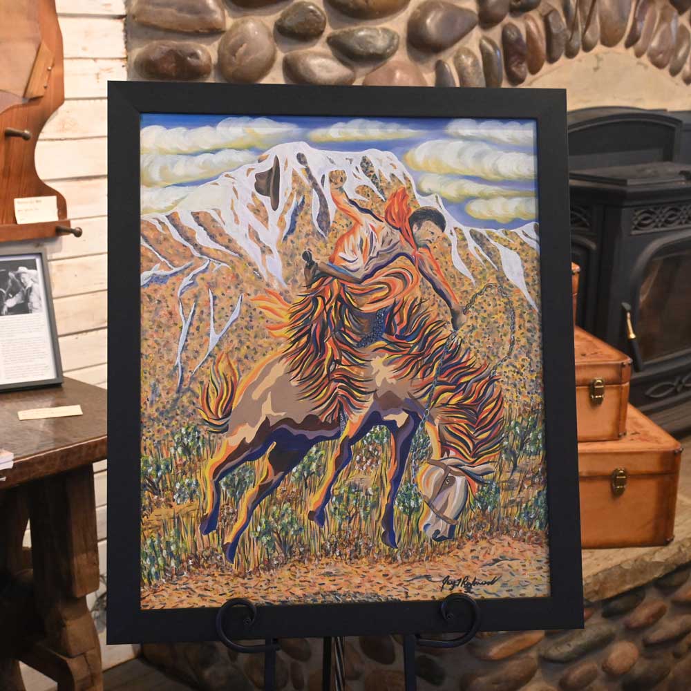 Western Art - Western Painting  - Jay Rockwell painting PA101 Collectibles Jay T Rockwell   