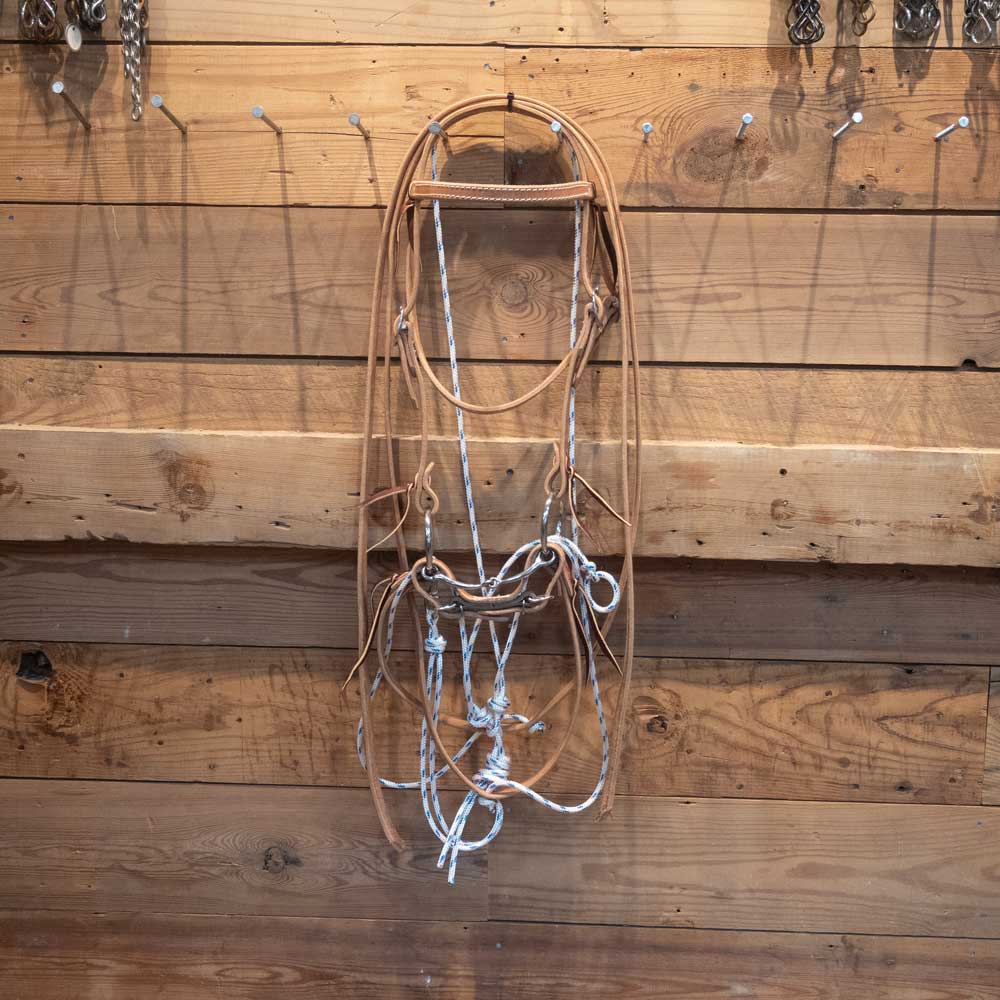 Cow Horse Supply Bridle Rig with German String Martingale CHS133 Tack - Training - Headgear Cow Horse Supply   