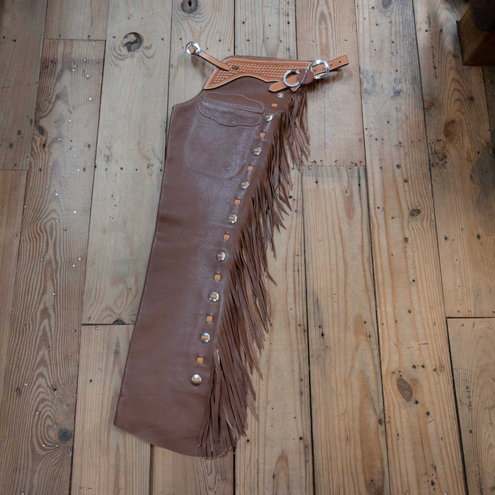 Teskey's Small Brown Versatility Shotgun Chaps Tack - Chaps & Chinks Teskey's