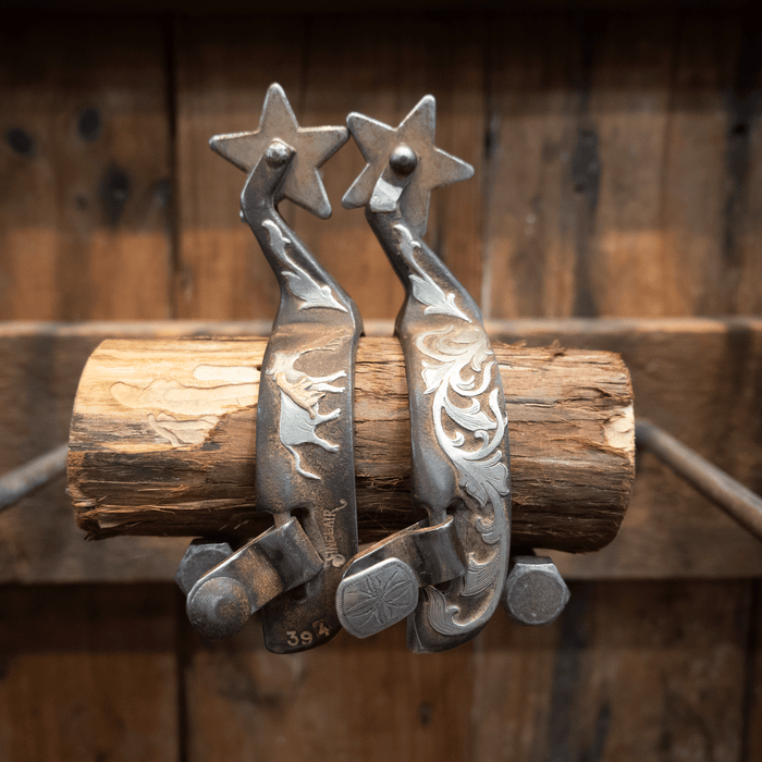 Sinclair Silver Mounted 5pt Spurs