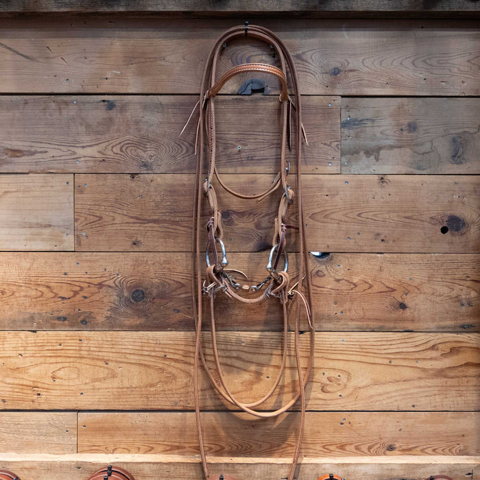 Cow Horse Supply D-Ring Dogbone Bridle Rig