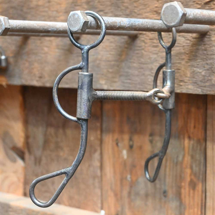 Rod Teuscher Bit Shanked Threaded Snaffle - TI0834 Tack - Bits Rod Teuscher
