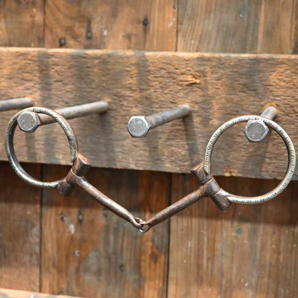 Chuck Letchworth Smooth O-Ring Snaffle - Silver Mounted Bit TI1038 Tack - Bits chuck letchworth   