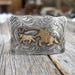 Teskey's Two-Tone Engraved Calf Roper Buckle ACCESSORIES - Additional Accessories - Buckles Teskey's