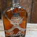 Early 19th Century Amber Glass with Sterling overlay "Load Up" Flask Collectibles MISC