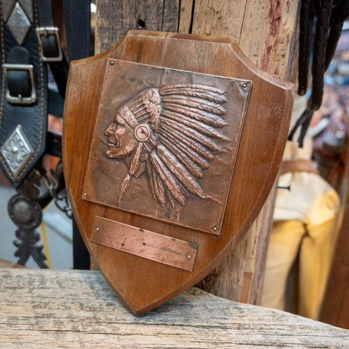 Handmade 1950's "Fire Building Age 8-9" Boyscout Award